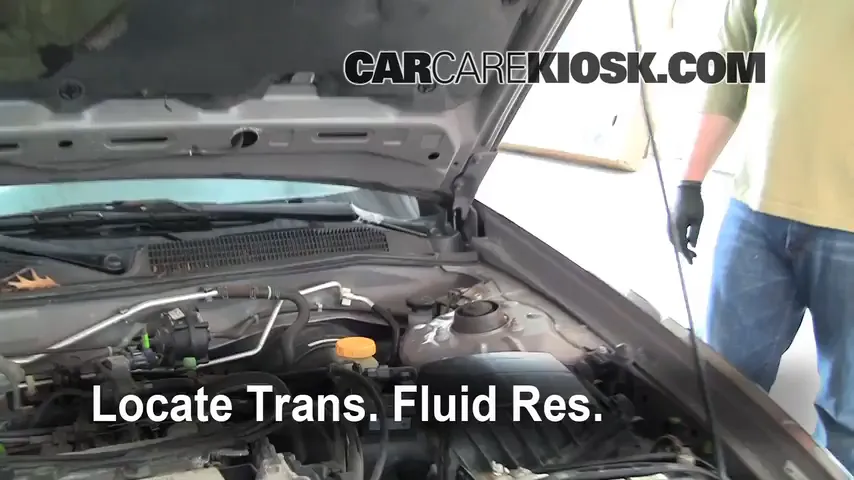 1998 Nissan Altima GXE 2.4L 4 Cyl. Transmission Fluid Check Fluid Level